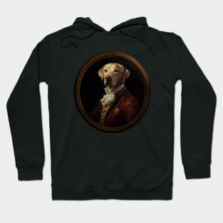 Victorian Noble Labrador Retriever - Oil Painting Style Hoodie